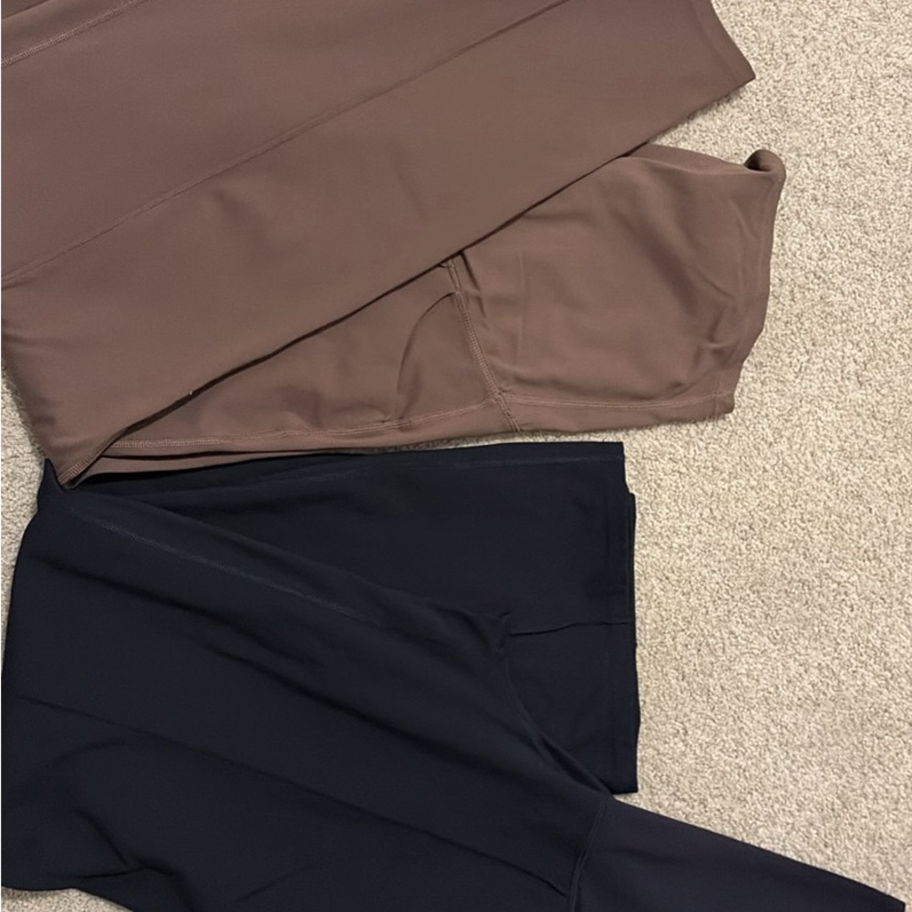 Neutral and Black Maternity Pants - Two-Pack